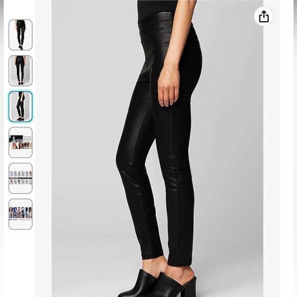 BLANK NYC Vegan Leather Pull On Jeggings Sz 30 NWOT - Picture 14 of 15